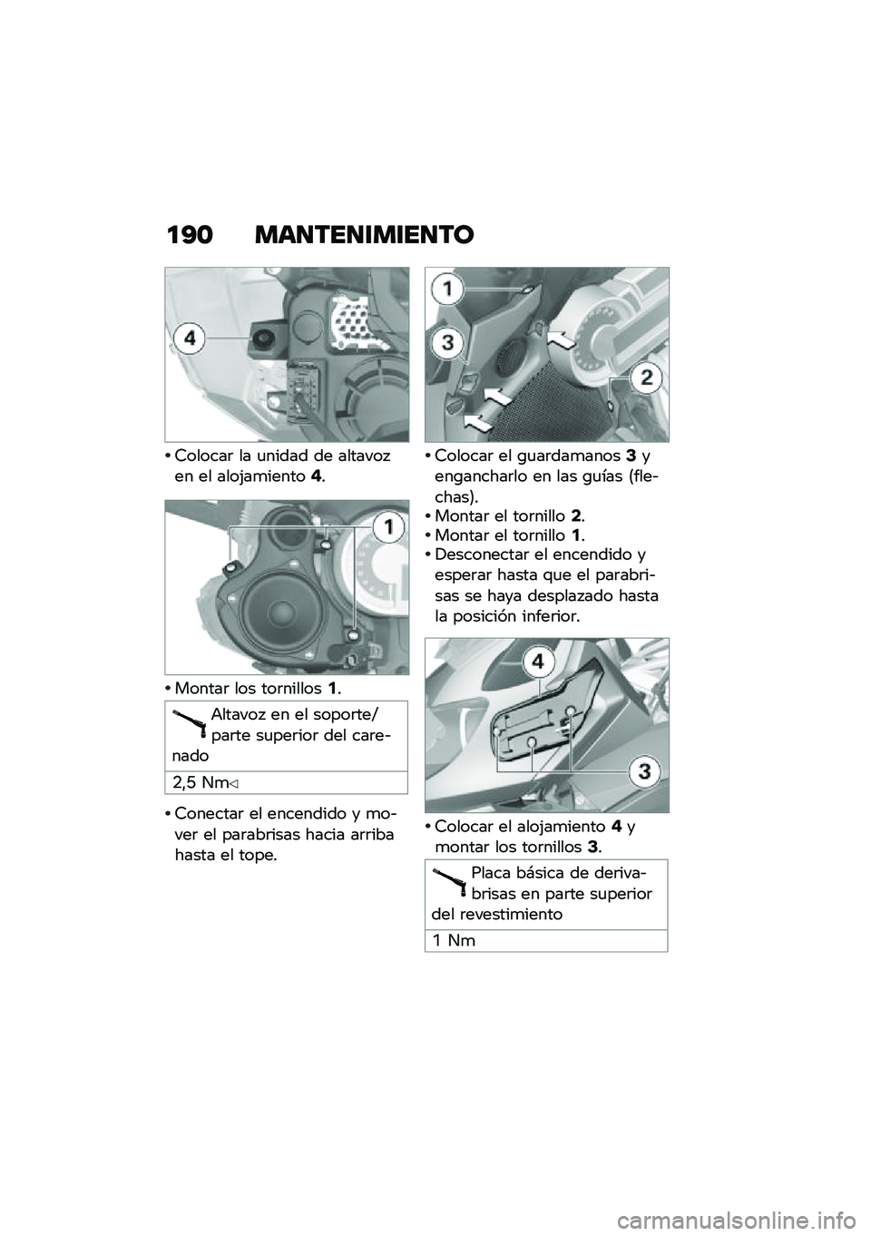 BMW MOTORRAD K 1600 B 2020  Manual de instrucciones (in Spanish) ��?�\f �
�	������
�����\b
�7������	 �� �
����� �� ������� �� �� ����(��
������;�
������	 ��� ���	�������5�
�+������  �� �� ����