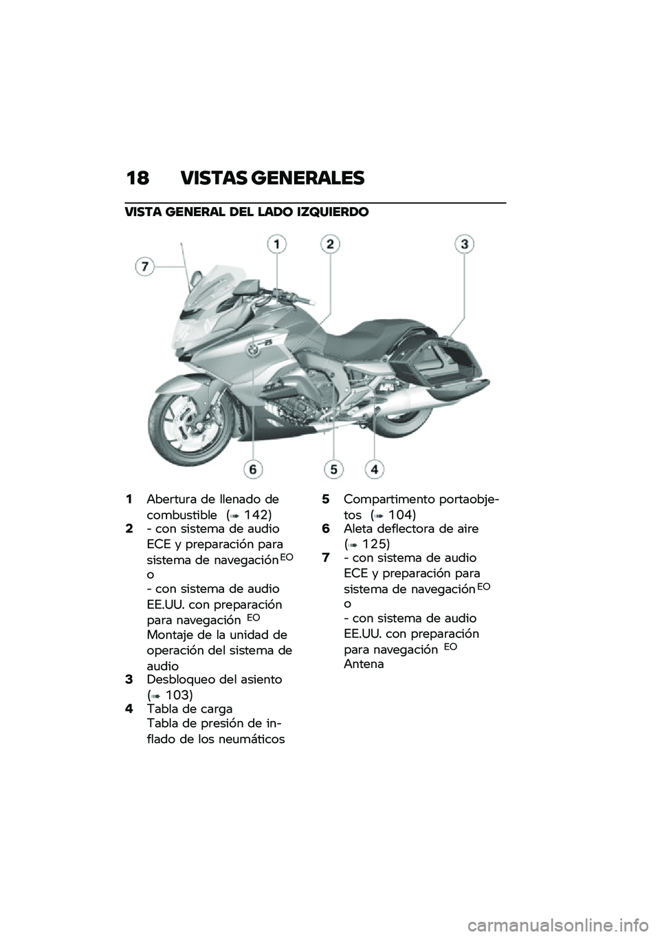 BMW MOTORRAD K 1600 B 2020  Manual de instrucciones (in Spanish) ��< �����	� ������	���
�����	 ������	� ��� ��	��\b ��W�V������\b
�5�+���	��
�	� �� ������� �����
��
������ �8�P�H�.�9�7�R ��� ������

