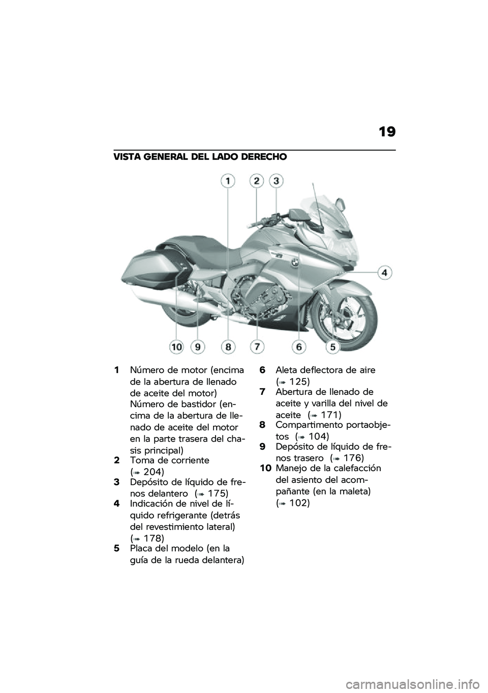 BMW MOTORRAD K 1600 B 2020  Manual de instrucciones (in Spanish) ��?
�����	 ������	� ��� ��	��\b ������R�\b
�5��-�
��	� �� �
����	 �8�����
��� �� ����	��
�	� �� ��������� ������ ��� �
����	�9��-�
�