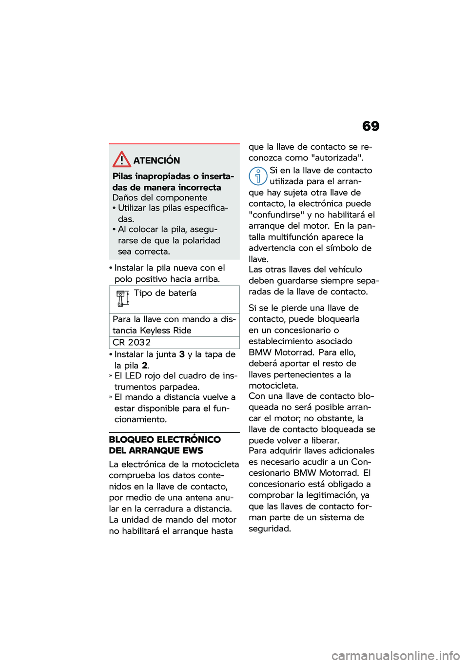 BMW MOTORRAD K 1600 B 2020  Manual de instrucciones (in Spanish) �5�?
��������
���
��\b ����)���)�����\b � ���\b���	��$���\b �� �
����� ���������	��!��1�� ��� ���
��������=����� ��	 ��� ����� �