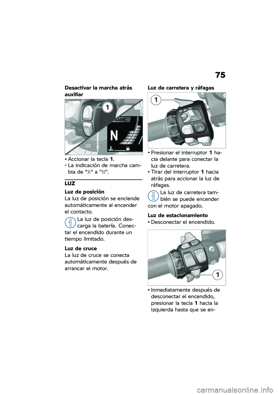 BMW MOTORRAD K 1600 B 2020  Manual de instrucciones (in Spanish) �9�1
���\b���	��-�� �
� �
����.� ��	��4�\b��\f�H��
���
�+�������	 �� ������5��$� ���������� �� �
��	��� ���
�&��� �� �0��0 � �0�
�0�
���W
