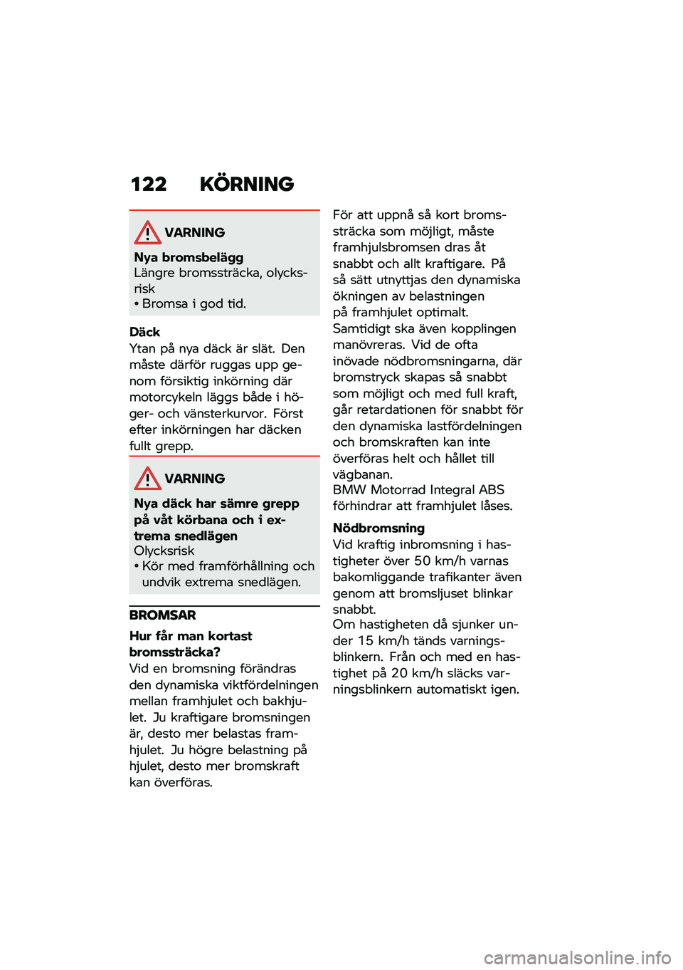 BMW MOTORRAD K 1600 B 2020  Instruktionsbok (in Swedish) ��� �����
��
�������
��/� �\b�	���\f�\b��&�%���"����� ���\f��
�
������\b�! �\f�� ���
�%���
����\f��
�\b � ��\f�
 ���
�
�.�%�*�
�V��\b� �$� �� �\b