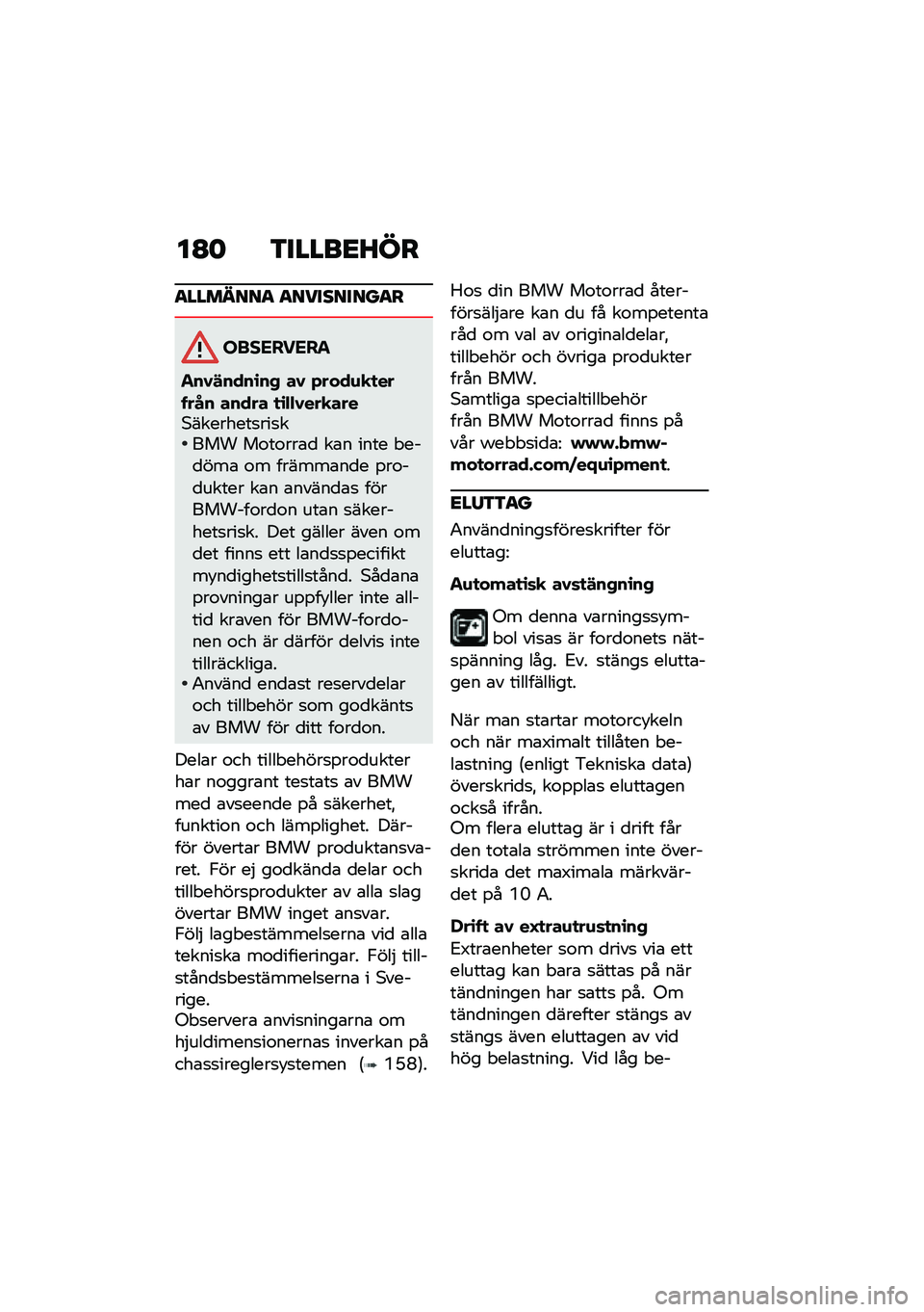 BMW MOTORRAD K 1600 B 2020  Instruktionsbok (in Swedish) ��@� �\f�
����
�D��
����	���� ����
���
����
���������
���
�%������ ��
 �-�	���
����	�"�	� � ����	� ���&�&�
��	���	��*��������
���
��