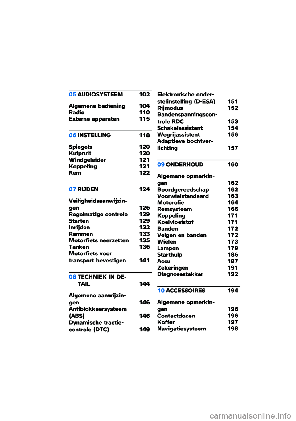 BMW MOTORRAD K 1600 B 2020  Handleiding (in Dutch) ��+��)�@�	��C�G�C�-��� �
��
��(�#��&��� ���5������# �
���7��5��" �
�
���H����� ��4�4������ �
�
�+
��1�	��C�-����	�� �
�
�:
�C�4���#��(�$ �
����0��4�