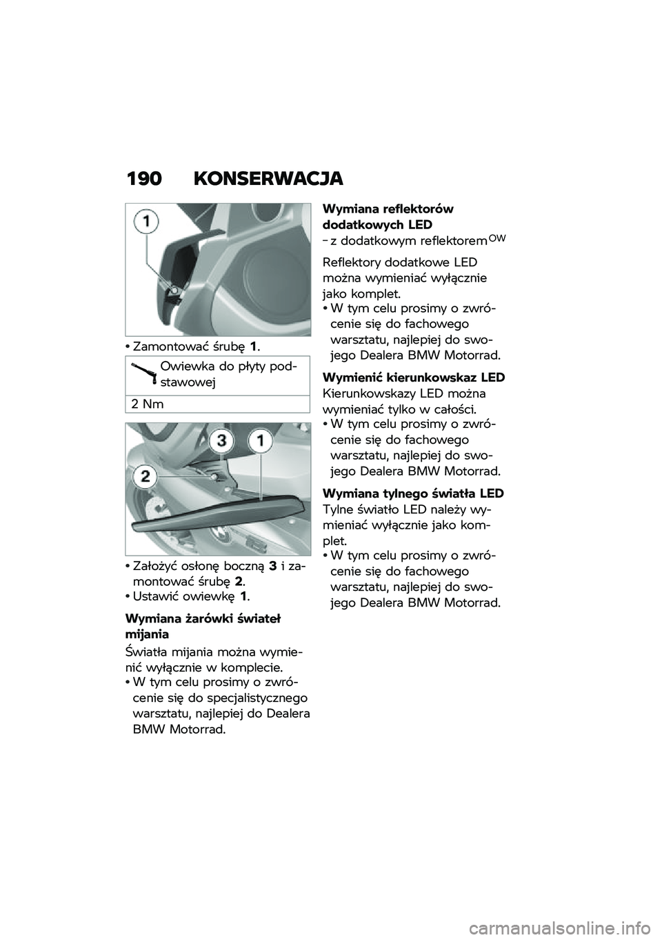 BMW MOTORRAD K 1600 B 2020  Instrukcja obsługi (in Polish) ��D�	 ����
��K���>�R�
�"��\b������� ����&�	�:�!
�6������ �
� ����� ���
�$��������%
�, �4�\b
�"������ ������	 �&�����)�>� ���$�\b�������