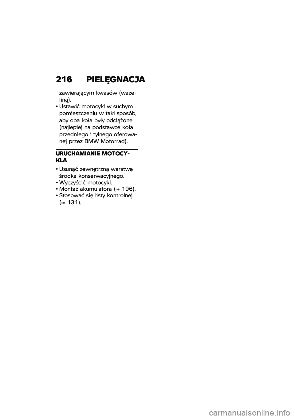 BMW MOTORRAD K 1600 B 2020  Instrukcja obsługi (in Polish) ���6 �?����U����>�R�
��������%�)���\b ����� � �<�����$����)�=�!�:������ �\b������� � ����#��\b���\b���������� � ���� ����� �&�
��&