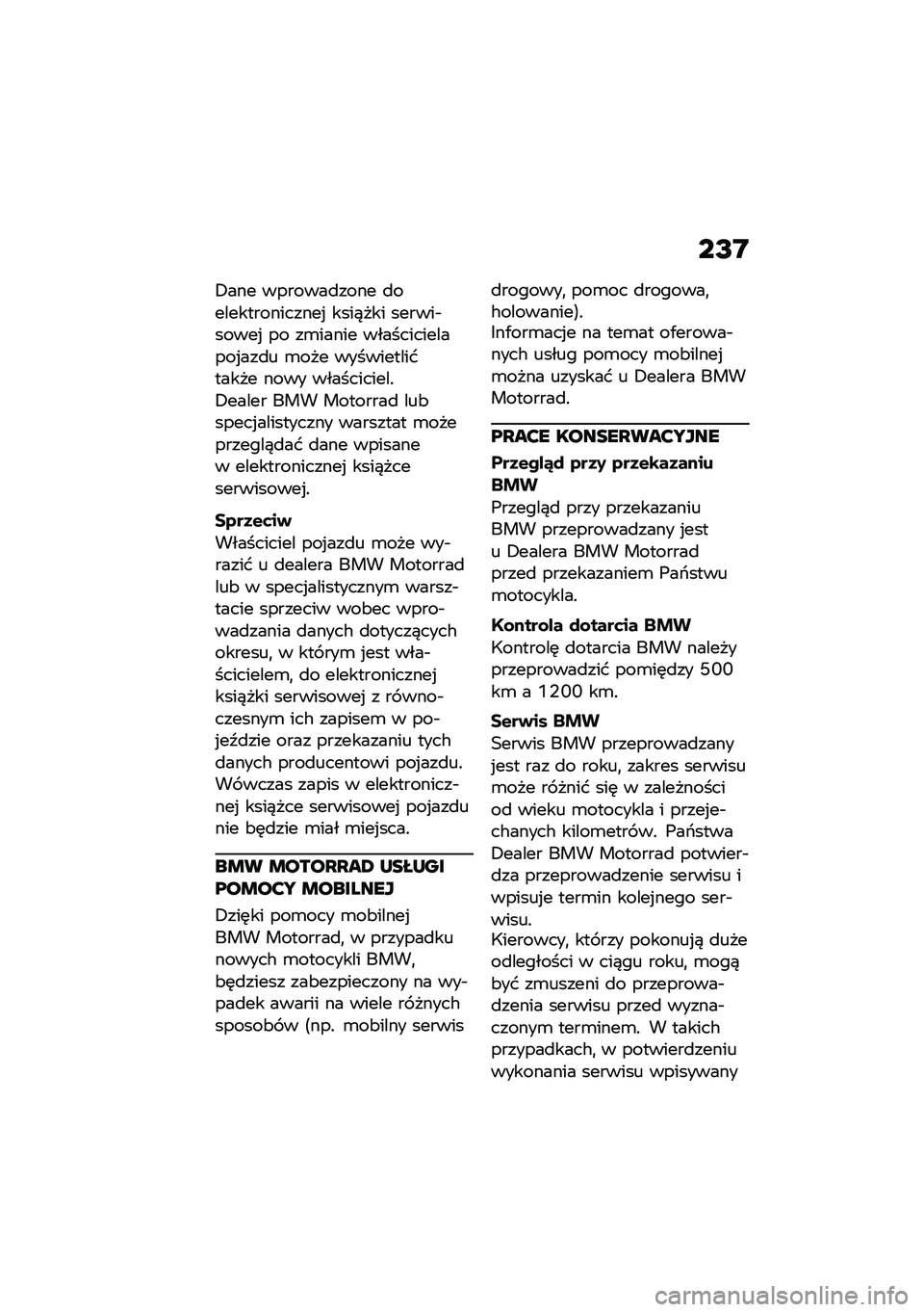 BMW MOTORRAD K 1600 B 2020  Instrukcja obsługi (in Polish) ��G�L
�+��� �������
���� �
���������������% ����)��� ������$�����% �� ��\b����� ��������������%���
� �\b��� �����������