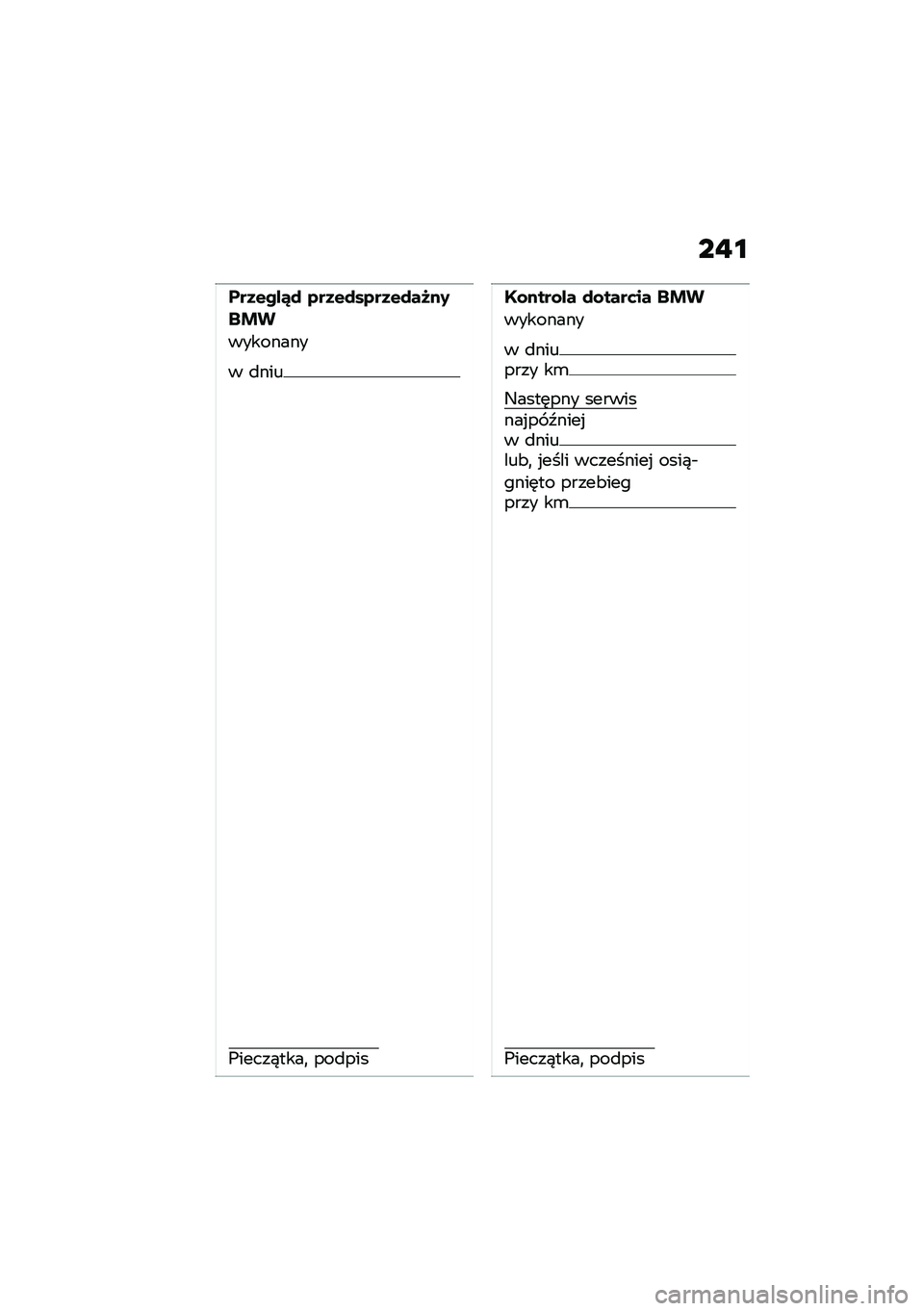 BMW MOTORRAD K 1600 B 2020  Instrukcja obsługi (in Polish) ��!�
���3�&���6�) �4��3�&�)��4��3�&�)��9��2��(�
��������
� �
���
�(�����)����
 ���
���
�#�\f����\f�� �)�\f����	�� ��(�
��������
� �
�����