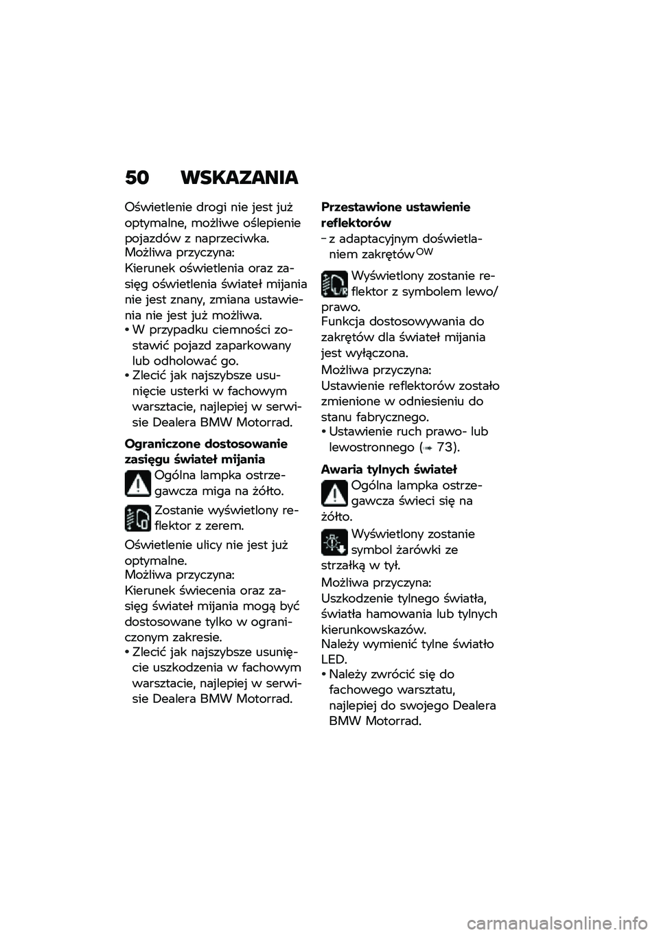 BMW MOTORRAD K 1600 B 2020  Instrukcja obsługi (in Polish) �/�	 ��
�������
�6���������� �
���� ��� �%��� �%�������\b�����
 �\b������ �������������%���
� � � ������������!������� ��