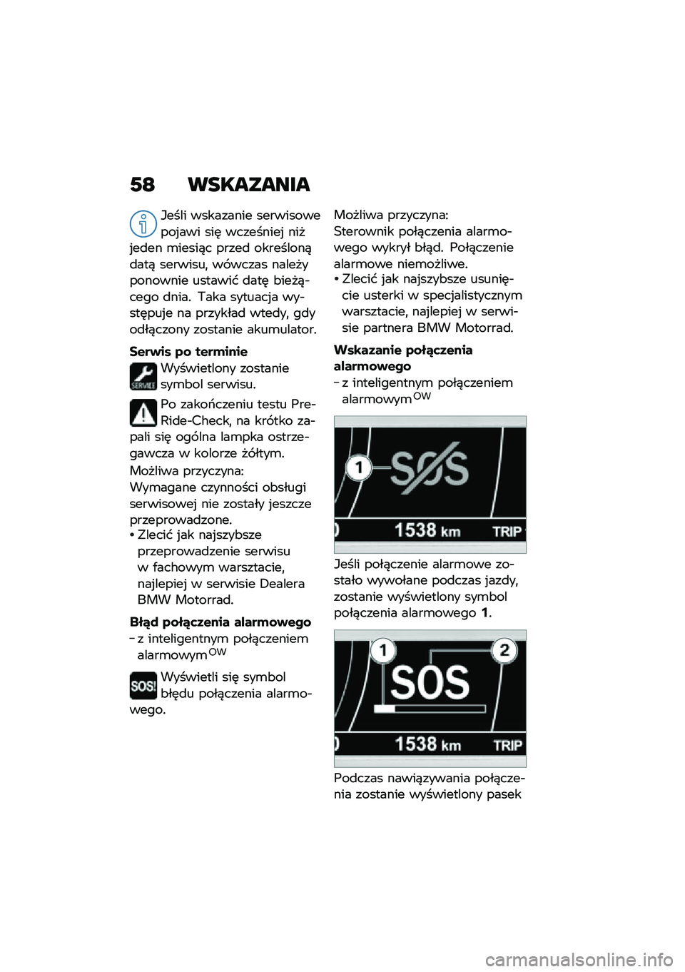 BMW MOTORRAD K 1600 B 2020  Instrukcja obsługi (in Polish) �/�B ��
�������
�*���� ��������� ������������%��� ���	 ���������% ����%��
�� �\b�����)� �����
 ���������)�
���) ��������
 �