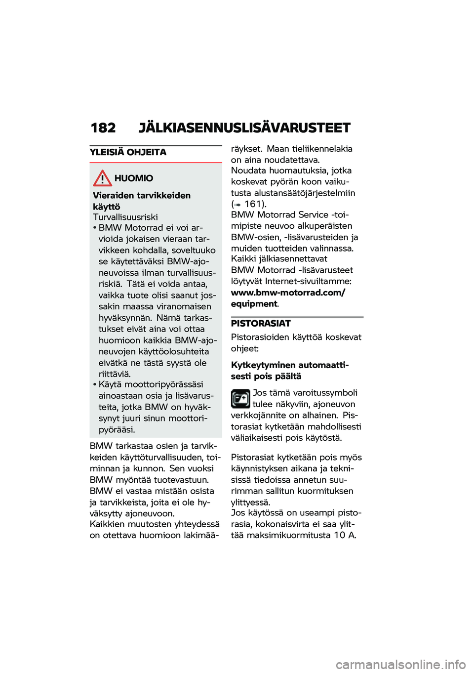 BMW MOTORRAD K 1600 B 2020  Käsikirja (in Finnish) ��:� ������
���\f�\f�
������\b�
��
�����
������� �������

������
���������# ������\b�\b�����#�\b��	���
����\f�
�
�
������������
