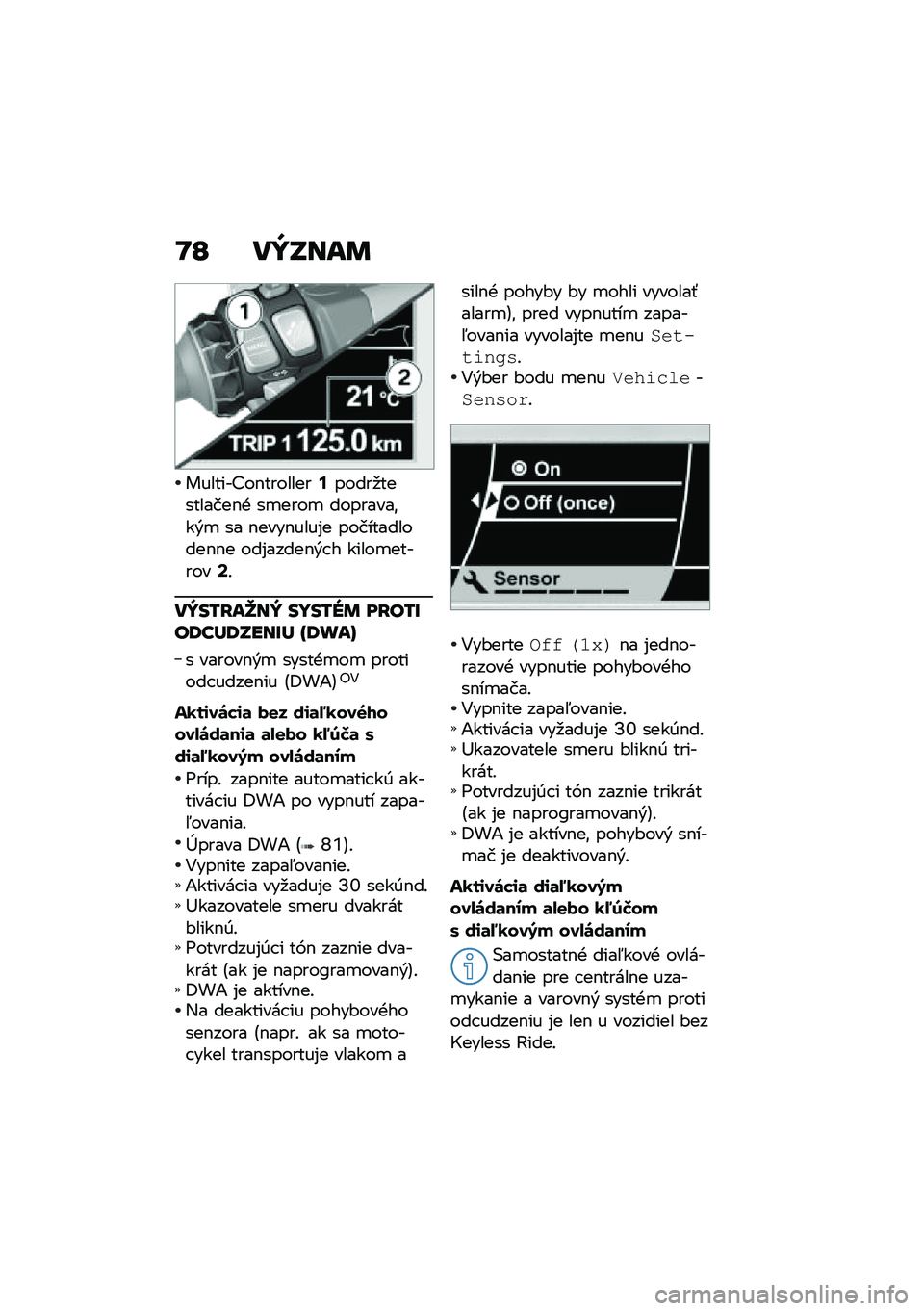 BMW MOTORRAD K 1600 B 2020  Návod na používanie (in Slovak) �O�P ��Y�V���	
�������?��$��������<�����
���������$�+ ��
����
 ��������\f��&�
 �� �$����$����%� ������������$�$� ���%�����$�&� � �