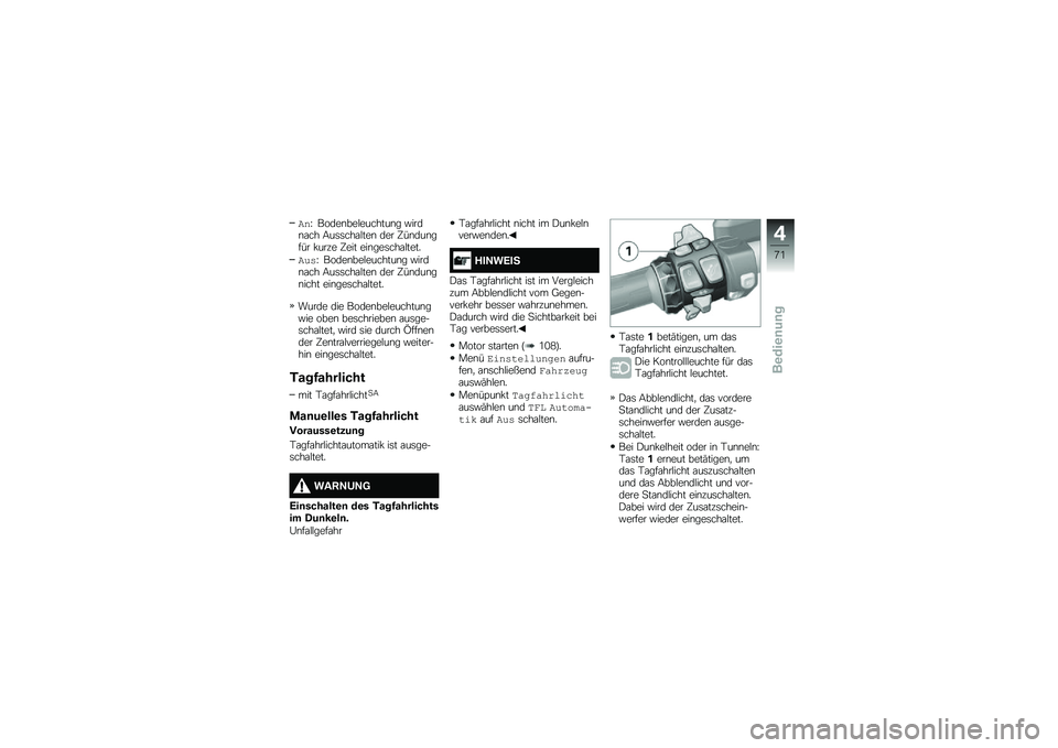 BMW MOTORRAD K 1600 B 2018  Betriebsanleitung (in German) �$�
�J �����\b���$�������\b� �"����\b�\f�� �9��	�	���\f�$���\b ��� �<��\b���\b���� �!���� �<��� ���\b���	���\f�$����
�$���J �����\b���$����