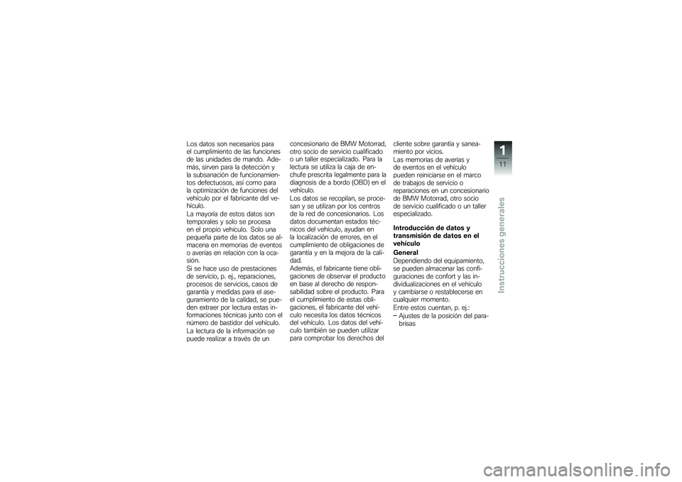BMW MOTORRAD K 1600 B 2018  Manual de instrucciones (in Spanish) �$�� ����� ��� �������	��� ���	��� ��
�
����
����� �� ��� ��
��������� ��� �
������� �� �
����� �+����
�#��" ���	��� ���	� 