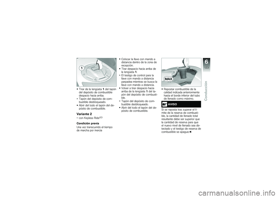 BMW MOTORRAD K 1600 B 2018  Manual de instrucciones (in Spanish) �<��	��	 �� �� ����\b�\������� ����&���� ����&���� �� ���
��
�������������� ����� ��	�	����
�<���&� ��� ����&���� �� ���
��