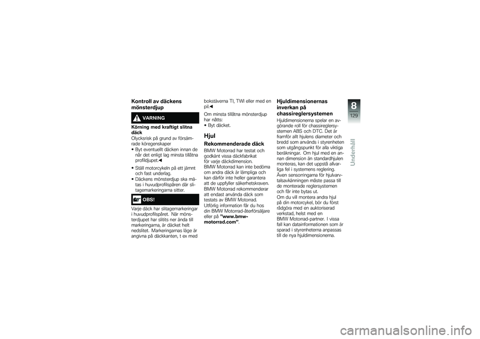 BMW MOTORRAD K 1600 B 2018  Instruktionsbok (in Swedish) �.�\b��\f��\b�� ��# �����
��
�	����\f�
���1��B
��"�:�;��;�<
�.����
��  �	�
� �����\f�
� �\f ���
�\f������
�(�� ���
���
� �%� �����
 �\b� ����
����