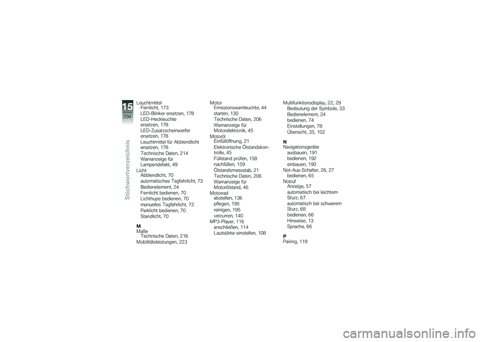BMW MOTORRAD K 1600 B 2019  Betriebsanleitung (in German) �#�����������$����\b�$�����
 �0�9�=
�#�B�)���$��\b�!�� ���	�����\b�
 �0�9�3
�#�B�)��%���!�$���������	�����\b�
 �0�9�3
�#�B�)��:��	�\f���	�����\b�"��