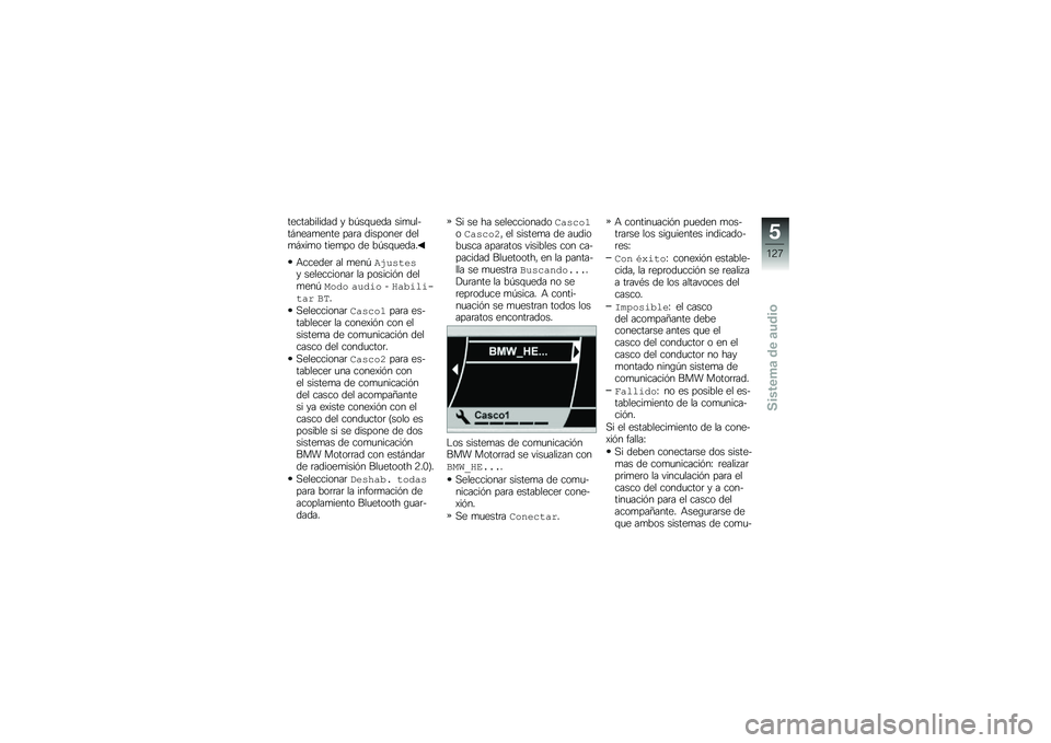 BMW MOTORRAD K 1600 B 2019  Manual de instrucciones (in Spanish) ������������ � ��-��\f�
��� ���
�
��&��#����
���� ���	� ��������	 ����
�#�)��
� ����
�� �� ��-��\f�
����
�+������	 �� �
���-�\f�
���