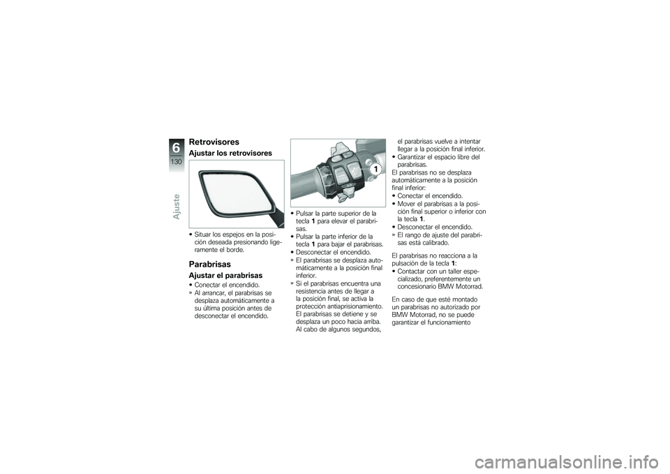 BMW MOTORRAD K 1600 B 2019  Manual de instrucciones (in Spanish) �9����\b����\b���
�\f�$����	� ��\b� �����\b����\b���
�,���
��	 ��� �����(�� �� �� �����&���� ������� ��	��������� ���\b��&�	��
��