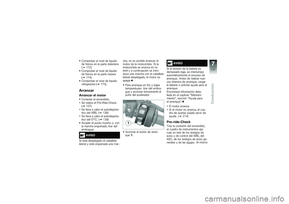 BMW MOTORRAD K 1600 B 2019  Manual de instrucciones (in Spanish) �7��
��	����	 �� ����� �� ���\f�
����� ��	���� �� �� ���	�� ��������	��B�/�=�9�C�
�7��
��	����	 �� ����� �� ���\f�
����� ��	���� �