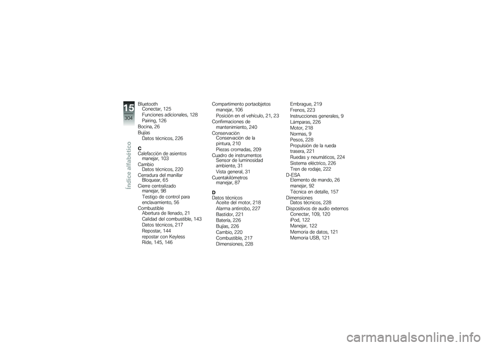 BMW MOTORRAD K 1600 B 2019  Manual de instrucciones (in Spanish) ���
�������7�������	�" �/�9�8
�6�
������� ������������" �/�9�2
����	���\b�" �/�9�1
�������" �9�1
��
�(����!���� ��*�������" �9�9�1
�(�7����