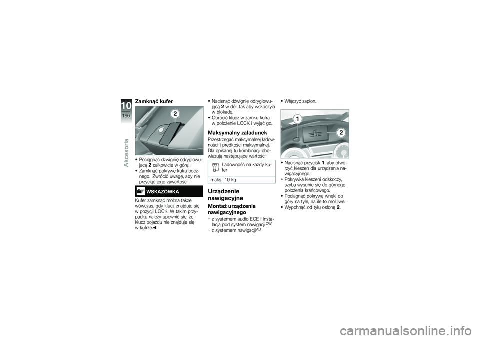 BMW MOTORRAD K 1600 B 2019  Instrukcja obsługi (in Polish) �5����\f�6�@ ���B��
�%��
��&���&�$ �\f�4������	 ��\f���������"�&�
�&�#�
�������
�� � ����	�
� ��\b���&�$ �������	 ���5�� �#��
������� � ���