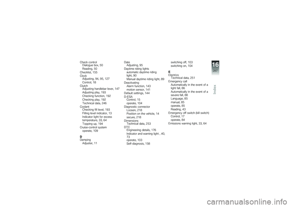 BMW MOTORRAD F 750 GS 2018  Riders Manual (in English) �3����! ����
�\b��\f�<��	�\f���� ���D�" �+�&
���	�����" �+�&
�3����!�\f���
�" ��+�+
�3�\f���!�.��%���
����" �4�(�" �4�+�" ��5�0
�3���
�\b��\f�" ��)
�3�\f��
��