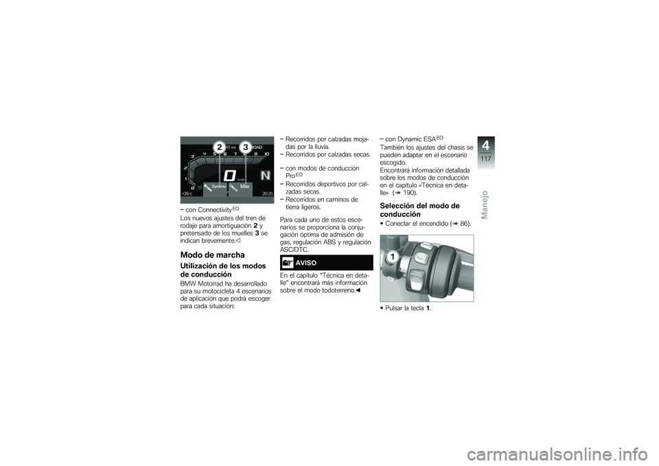 BMW MOTORRAD F 750 GS 2018  Manual de instrucciones (in Spanish) ��� �9������������%�A
�$�� ��
���� ��(�
���� ��� ��	�� ���	����(� ���	� ��
��	���\b�
����&��!���	�������� �� ��� �
�
������#����