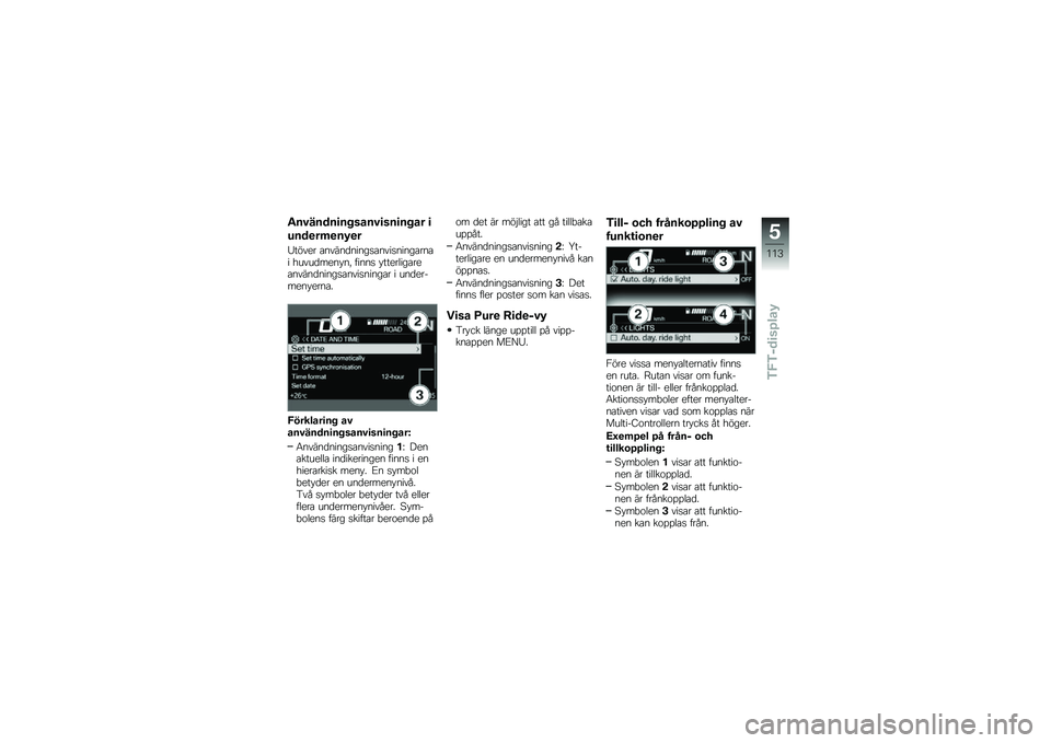 BMW MOTORRAD F 750 GS 2018  Instruktionsbok (in Swedish) �"��#�����
�� ����#�
���
�� �� �
����
��	�
��2�
�
�3����� �\b�����
�����
�\b����
�����\b���\b� �����
���� ��! �����
 � ��������\b���\b�