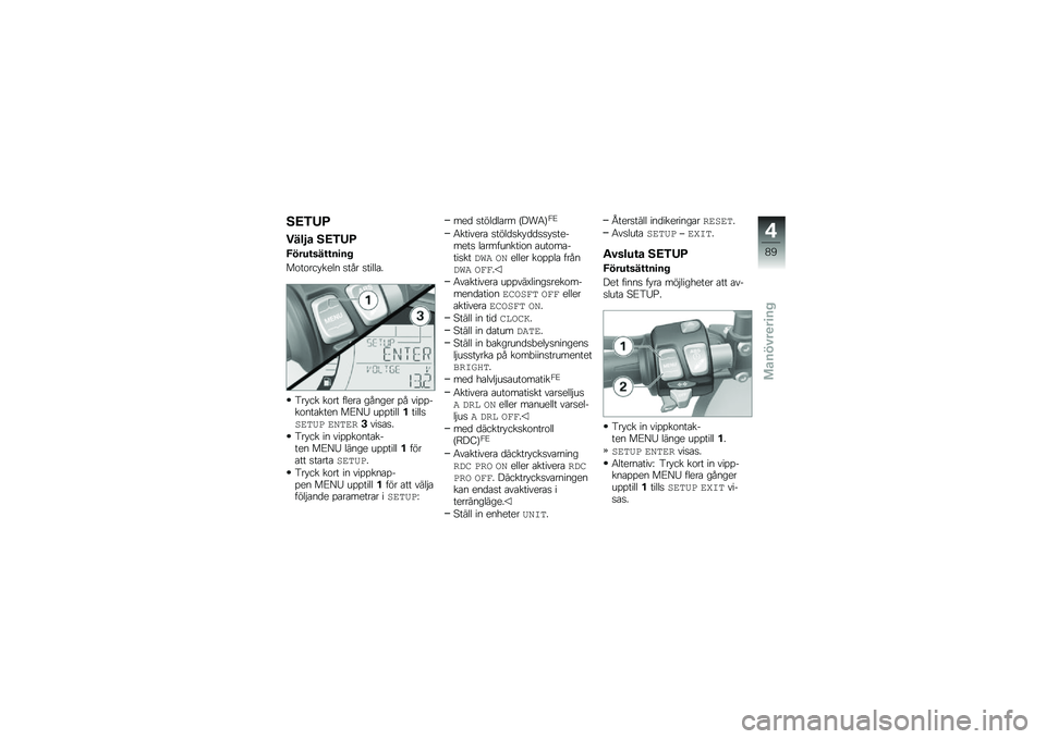 BMW MOTORRAD F 750 GS 2018  Instruktionsbok (in Swedish) �5�;�.�9�G
����8� �5�;�.�9�G
�/����\f���\f�\f��
�� 
��\f��\f��� ���� �
��� �
�����\b�
�5�� �� ��\f�� �����\b ������ �%� ���%�%���\f���\b���� ��A�