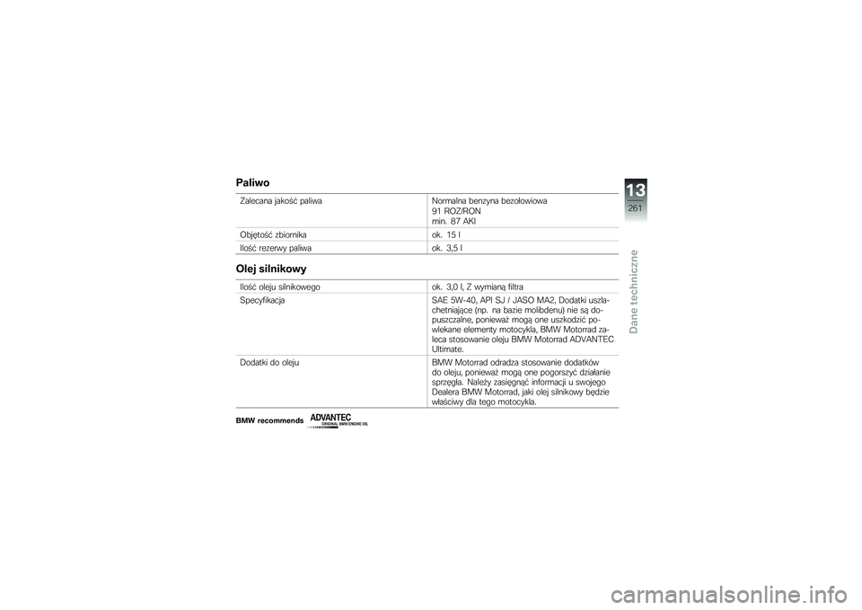 BMW MOTORRAD F 750 GS 2018  Instrukcja obsługi (in Polish) �����\b�
�������� � �����# �������H���\b���� �!���\f��� �!��\f��������
�9�0 �>�<��I�>�<�H
�\b��� �2�7 �8�@�A
�<�!� �����# �\f�!���������� �
