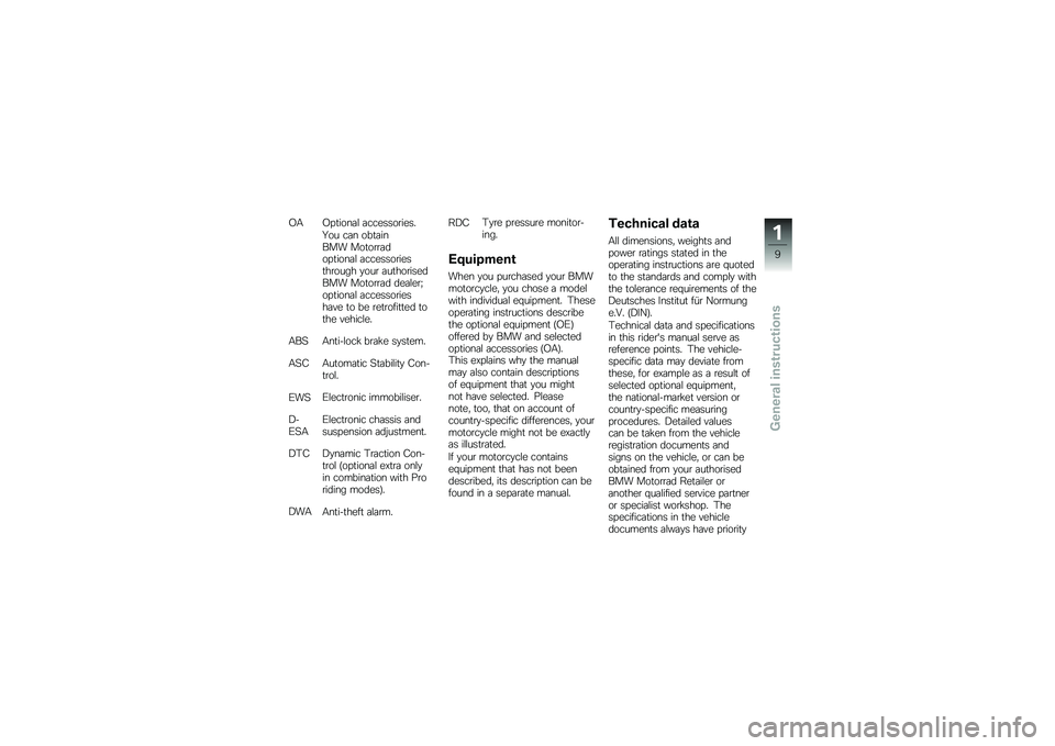 BMW MOTORRAD F 750 GS 2019  Riders Manual (in English) �+�, �+��
����	�\f �	�������\b�����D�� ��	� ���
�	����� ���
��\b�\b�	����
����	�\f �	�������\b����
��\b���� �
���\b �	��
���\b������� ���

