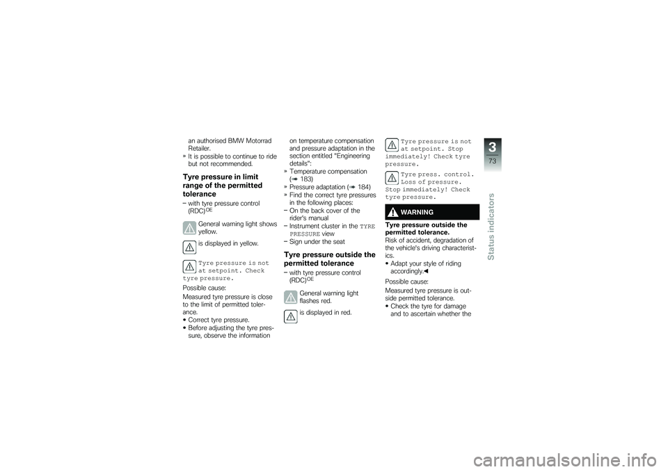 BMW MOTORRAD F 750 GS 2019  Riders Manual (in English) �	� �	��
���\b���� ��� ���
��\b�\b�	����
�	��\f��\b�
� �
 �� �������\f� �
� ����
���� �
� �\b������
 ���
 �\b�����������
��)�� ������
�