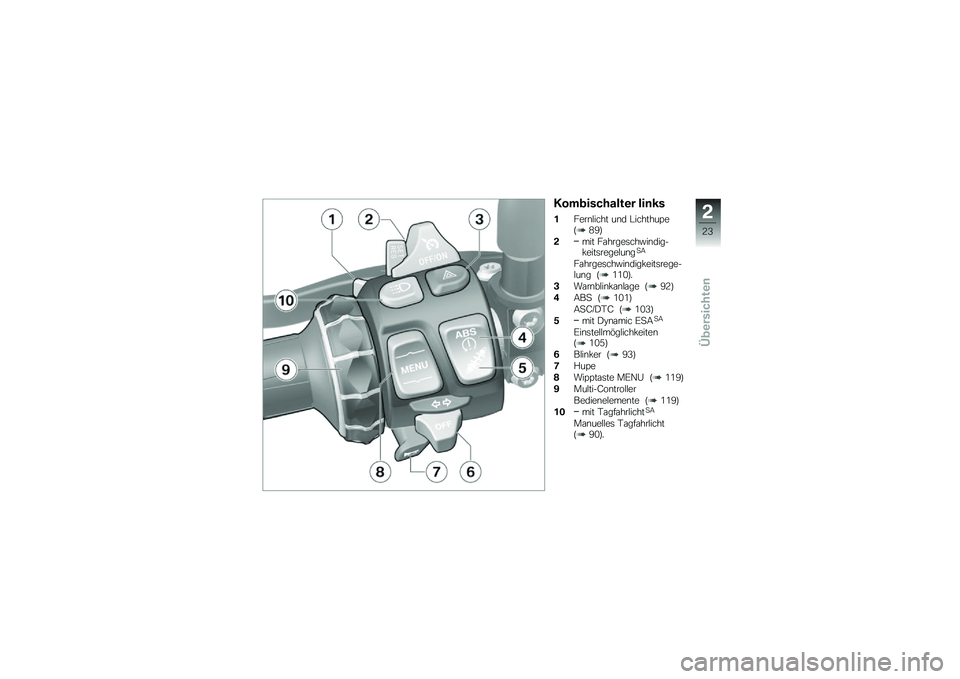 BMW MOTORRAD F 750 GS 2019  Betriebsanleitung (in German) ����
��������\b� ���	��
�����\b�$���� ��\b� �#�������=��D�4�2�E
�!��� ��\f�����	���"��\b�����!����	�����$��\b��
�8
��\f�����	���"��\b��