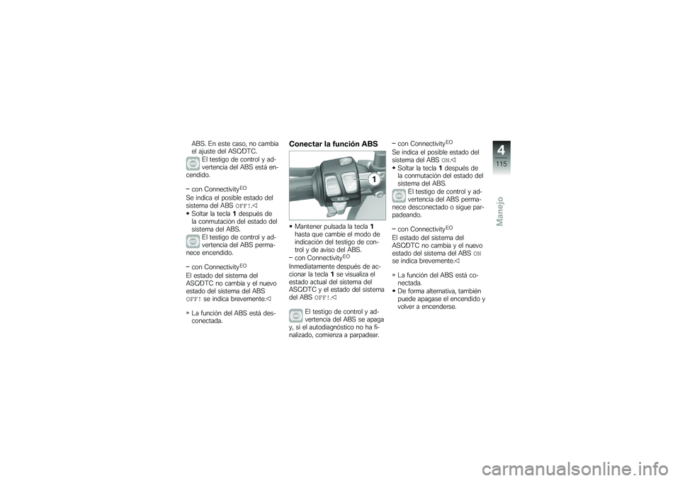 BMW MOTORRAD F 750 GS 2019  Manual de instrucciones (in Spanish) �+��,� �%� ���� �����" �� ���
����� ��(�
��� ��� �+�,�7�Y�!�<�7�
�%� ������\b� �� �����	�� � ���&���	������ ��� �+��, ����# ���&�����