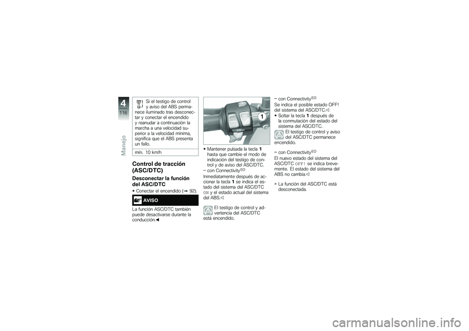 BMW MOTORRAD F 750 GS 2019  Manual de instrucciones (in Spanish) �,� �� ������\b� �� �����	��� ����� ��� �+��, ���	�
��&���� ���
�
����� ��	�� ���������&���	 � ��������	 �� ���������� �	���