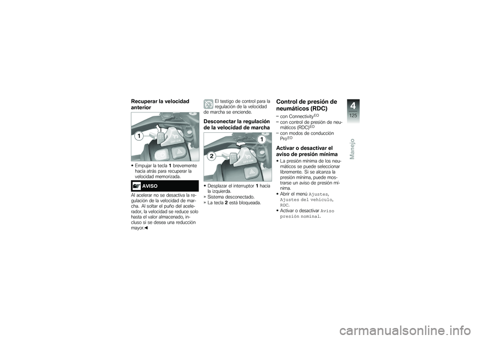 BMW MOTORRAD F 750 GS 2019  Manual de instrucciones (in Spanish) �;��
�����	� ��	 ����\b�
���	�
�	������\b�
�%�
��
�(��	 �� ��������	����
��������� ���	�#� ���	� �	���
���	��	 ����������� �
��
��	��