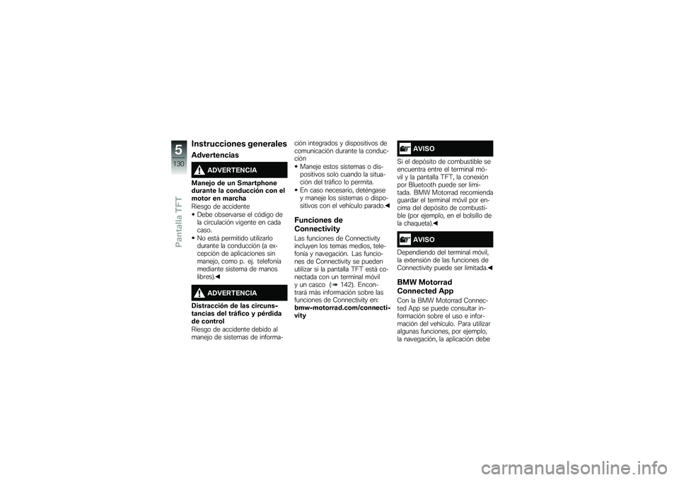BMW MOTORRAD F 750 GS 2019  Manual de instrucciones (in Spanish) �������
�
��\b��� ������	���
�\f��������
��	�
�\f�1� �7�;��7�8�,��\f
�
�	���$�\b �� �� ���	����A�\b������	��� ��	 �
�\b����
�
��-� �
�\b� ����