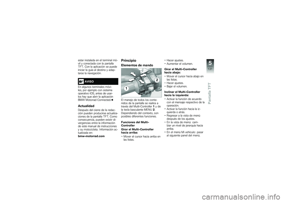 BMW MOTORRAD F 750 GS 2019  Manual de instrucciones (in Spanish) �����	 ��������� �� �� ���	�
���� �
��&��� � ��������� ��� �� ���������<�6�<� �7�� �� ���������� �� ��
����������	 �� �\b