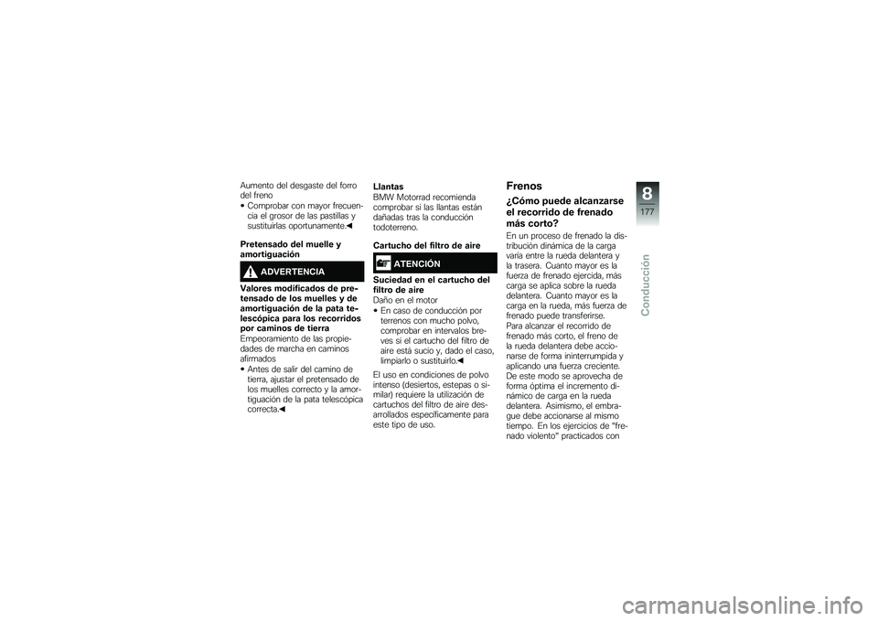 BMW MOTORRAD F 750 GS 2019  Manual de instrucciones (in Spanish) �+�
�
���� ��� ����\b���� ��� ���	�	���� ��	���
�7��
��	����	 ��� �
����	 ��	���
���&��� �� �\b�	����	 �� ��� ��������� ���
�����