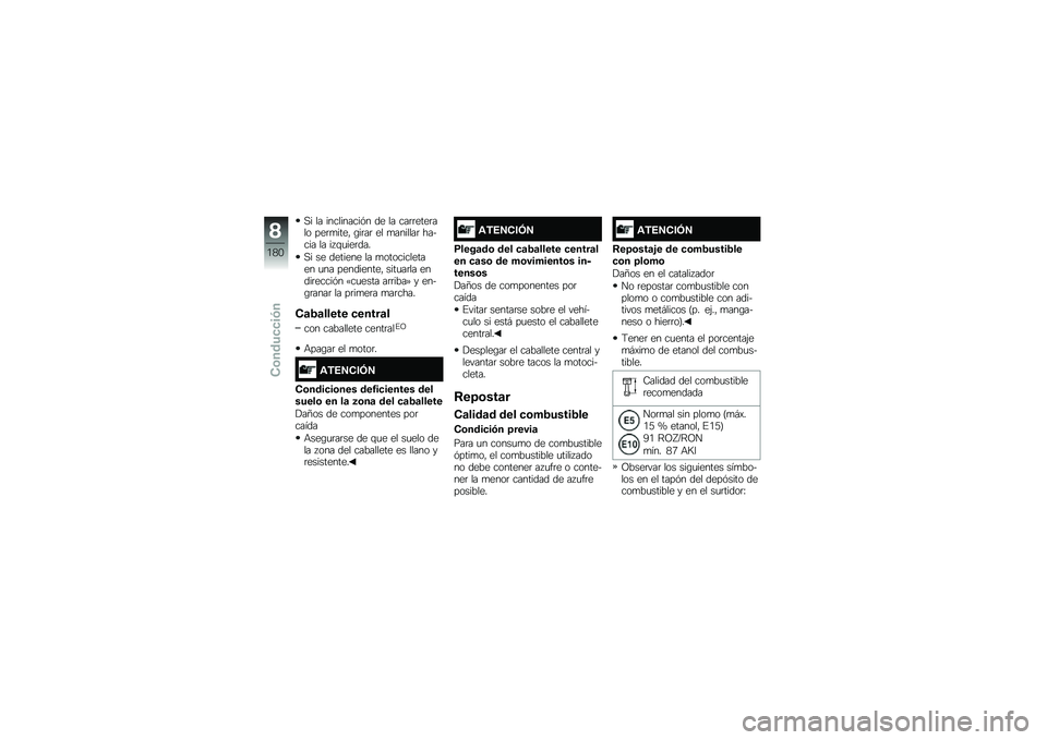 BMW MOTORRAD F 750 GS 2019  Manual de instrucciones (in Spanish) �,� �� ����������� �� �� ���	�	����	��� ���	�
����" �\b��	��	 �� �
�������	 ���&��� �� �� �\f�
���	���
�,� �� ������� �� �
������