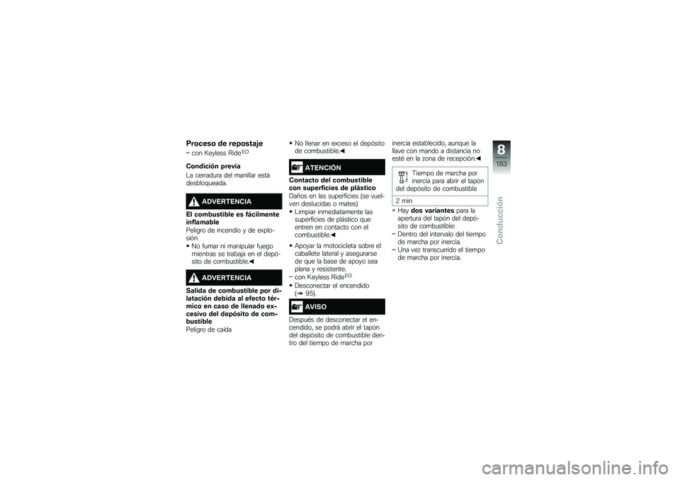 BMW MOTORRAD F 750 GS 2019  Manual de instrucciones (in Spanish) �&��\b�
���\b �� ����\b���	�$�
��� �=������ �>����%�G
�,�\b����
��-� ������	
�$� ���	�	���
�	� ��� �
�������	 ����#�������\f�
�����
�\f�1�