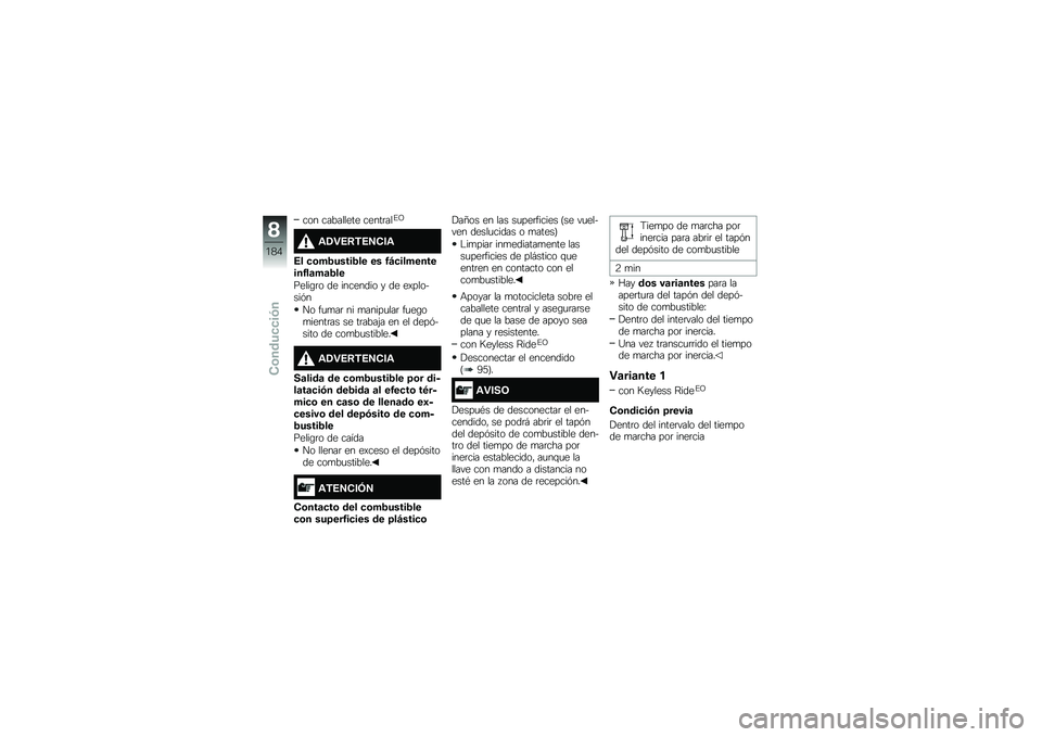 BMW MOTORRAD F 750 GS 2019  Manual de instrucciones (in Spanish) ��� ��������� �����	���%�G
�\f�1� �7�;��7�8�,��\f
�7� �
�\b��*�����*�� �� �3�B�
����������3��	��	�*��
�����\b�	� �� �������� � �� ��)���