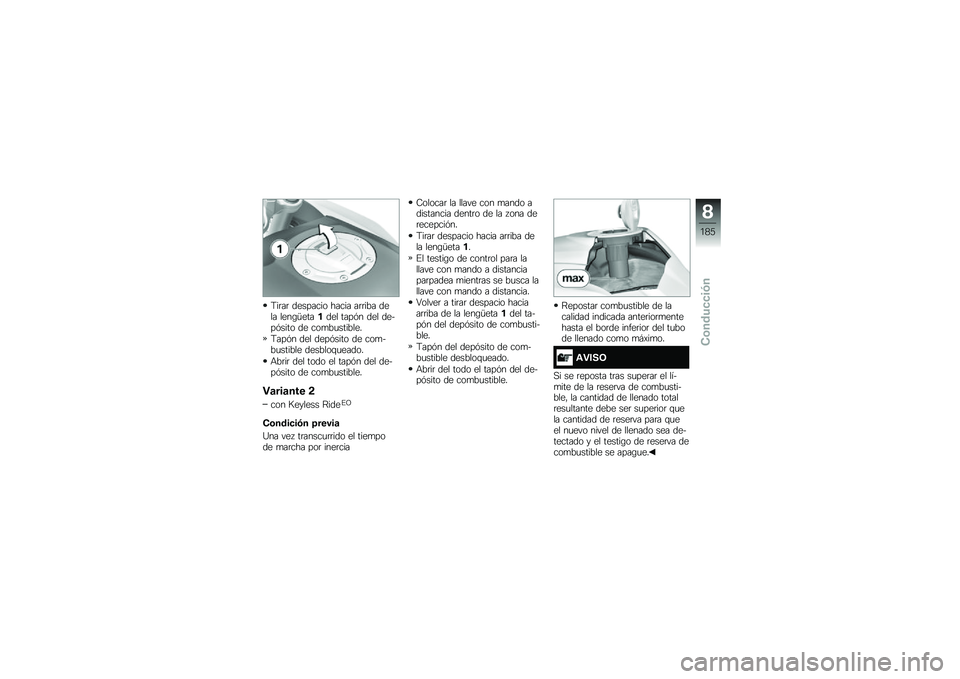 BMW MOTORRAD F 750 GS 2019  Manual de instrucciones (in Spanish) �<��	��	 �������� ����� ��	�	��� ���� ����\b�`������� ����� ��� ���&������ �� ���
��
�������
�<���� ��� �������� �� ���
