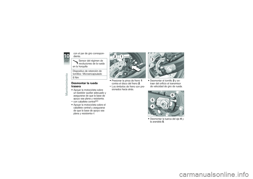 BMW MOTORRAD F 750 GS 2019  Manual de instrucciones (in Spanish) ��� �� ���	 �� �\b��	� ���	�	������&�������
�,�����	 ��� �	�*�\b��
�� ���	�����
������ �� �� �	�
����� �� ���	�\f�
����
�!�������