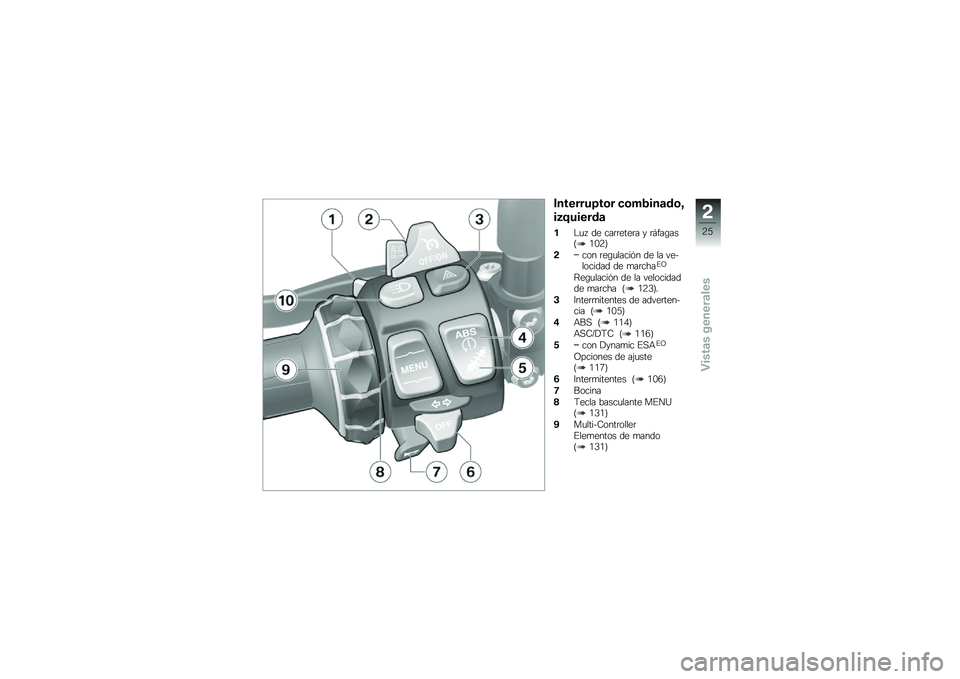 BMW MOTORRAD F 750 GS 2019  Manual de instrucciones (in Spanish) ����������\b� �
�\b��*���	��\b�C
��4�>������	
��$�
�  �� ���	�	����	� � �	�#���\b���A�/�.�9�B
���� �	��\b�
������ �� �� ���&������� �� �
��