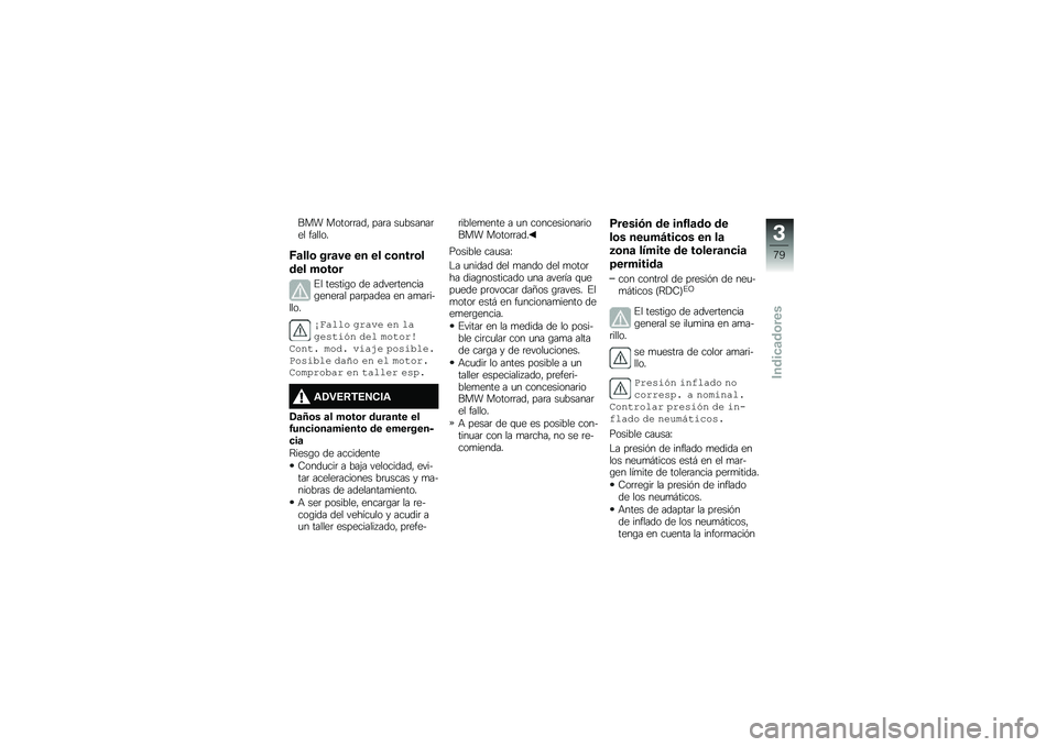 BMW MOTORRAD F 750 GS 2019  Manual de instrucciones (in Spanish) ��� �����	�	���" ���	� ��
������	�� ������
�(�	���\b ���	�� �� �� �
�\b����\b�
��� ��\b��\b�
�%� ������\b� �� �����	�������\b����	�