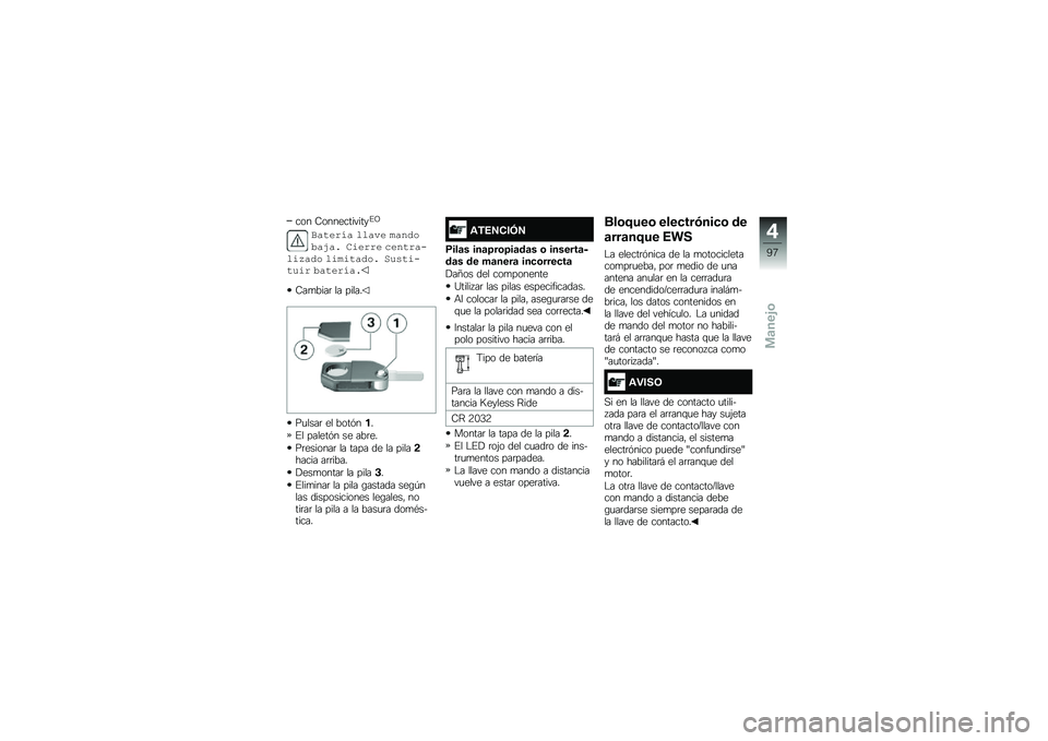 BMW MOTORRAD F 750 GS 2019  Manual de instrucciones (in Spanish) ��� �7������������%�G
�&����$�� ����� �!�� �"��+��,��% ����$�$� ��� ��$�����5��"� ���!����"��% �
��-�������$ �+����$���%
�7��
����	 �� 