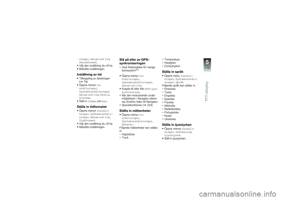 BMW MOTORRAD F 750 GS 2019  Instruktionsbok (in Swedish) ����-���"����"�# ��$�3 ����"����"�#����#���
�(���$ �
�� ���
�������� �
� ���� ��\b�
��������\b ���
�����������
����\f�����
�� ��