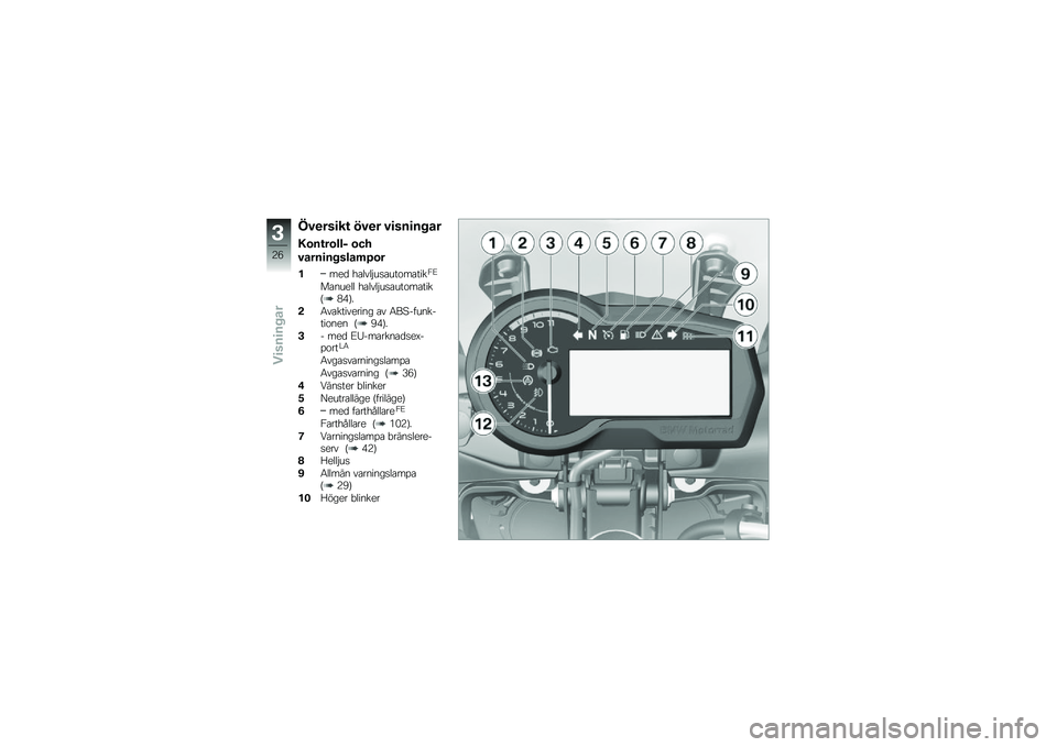 BMW MOTORRAD F 750 GS 2019  Instruktionsbok (in Swedish) ��"�
���
��\f ��"�
� �"�
���
����
�4�\b��\f��\b���# �\b��
�"����
������	�-�\b�
� ���
 ��\b����$��
�\b���\f��\b����3�A
��\b����� ��\b����$��
�\b���\